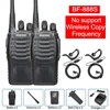 Baofeng BF 888S 2PCS WIth Headset Walkie Talkie UHF 400 470MHz Long Range Two Way Ham Radios Transceiver, Kit: 2PCS with headset