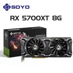 Video card SOYO AMD Radeon RX 5700 XT, 8GB GDDR6, 256 bit