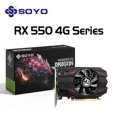 Video card SOYO Radeon RX 550, 4GB GDDR5, 128-bit