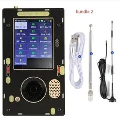 PortaPack H2 Mini Bundle 2 Mayhem 1MHz-6GHz HackRF One + Antenna + Case + Bag + Battery +Speaker, Bundle: Bundle 2