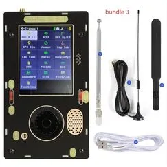 PortaPack H2 Mini Bundle 3 Mayhem 1MHz-6GHz HackRF One + Antenna + Case + Bag + Battery +Speaker, Bundle: Bundle 3