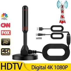 Digital TV Antenna VHF/UHF DVBT ATSC High-Range Receiver