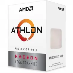 ​Processor Amd Athlon 3000G, 4MB, 3.5GHz with Radeon™ Vega 3, Socket AM4, tray​