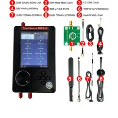 Assembled HackRF Portapack H2 HackRF One 1MHz to 6GHz SDR With Mayhem 2.0.1 Firmware Flashed, Bundle: Bundle 1