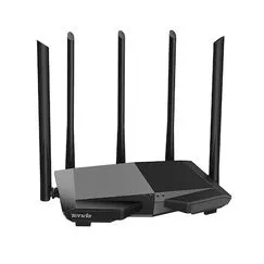 Tenda AC7 Wireless Router, Dual-Band, AC1200, 5 Omnidirectional High-Gain 6dBi Antennas, MU-MIMO