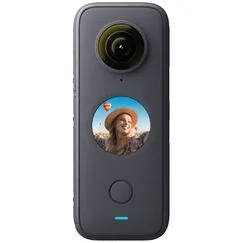 Camera video sport Insta360 ONE X2 , 5.7K, 360° , Waterproof, Negru, Kit: Standalone