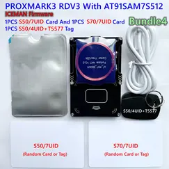 Proxmark3 NFC PM3 Bundle 4 Reader Writer For RFID NFC Card Copier Clone ICEMAN Firmware, Bundle: Bundle 4