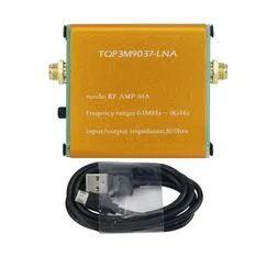 RF AMP 04A 0.1MHz-6GHz Low Noise Amplifier TQP3M9037-LNA RF Amplifier Module, Version: Without Battery