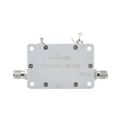 10MHz-6GHz 60dB High Gain LNA Wideband Amplifier Low Noise with SMA Female Connector for RF Signal Drive or RX