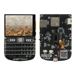LILYGO T-Deck ESP32-S3 LoRa Module 2.8 inch LCD Development Board LoRaWAN Long Range 433MHz 868MHz 915MHz With WIFI Bluetooth, Color: Black, Frequency: 433MHz