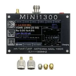 Mini1300 0.1–1300 MHz HF/VHF/UHF Spectrum Analyzer | 4.3″ Touchscreen