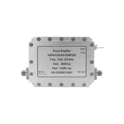 30 MHz–6.5 GHz 36 dB RF Power Amplifier 2 W Ultra‑Wideband Module SMA Female 12 V