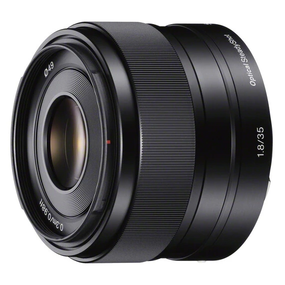 Obiectiv Sony, montura E, 35mm, f1.8 OSS, Negru