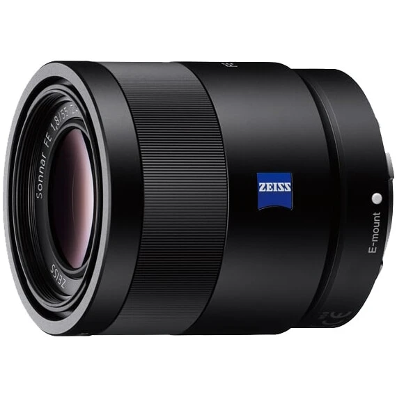 Obiectiv Sony Sonnar T, montura FE, 55 mm, F1.8 ZA, Negru