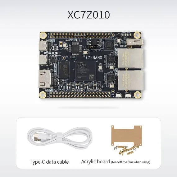 Microphase Z7-Nano FPGA Dev Board Zynq-7000 7010/7020, Dual GigE, Version: 7010, 2 image
