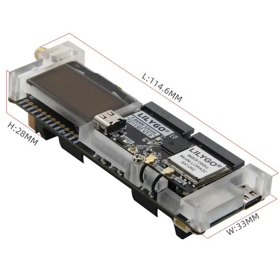 LILYGO Meshtastic T-Beam SUPREME ESP32-S3 Development Board SX1262 LoRa Module 433/868/915MHz GPS WiFi Bluetooth 1.3 inch OLED, Frequency: 433MHz, Chip: L76K, 3 image