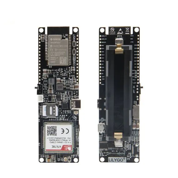 LILYGO TTGO T-A7670G/E/SA R2 4G Development Board LTE CAT1 SIM Module ESP32, GPS: Built-in GPS, Signal: A7670E (2G 4G)