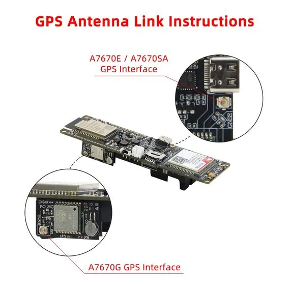 LILYGO TTGO T-A7670G/E/SA R2 4G Development Board LTE CAT1 SIM Module ESP32, GPS: Built-in GPS, Signal: A7670E (2G 4G), 4 image