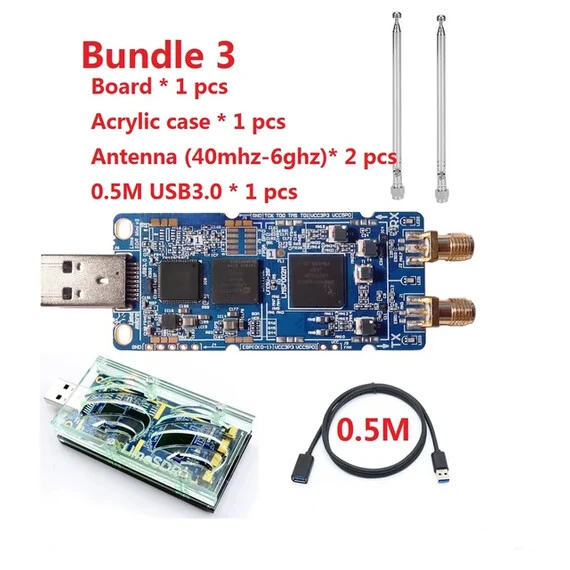 LimeSDR Mini V2.2 Software Defined Radio, Bundle: Bundle 3