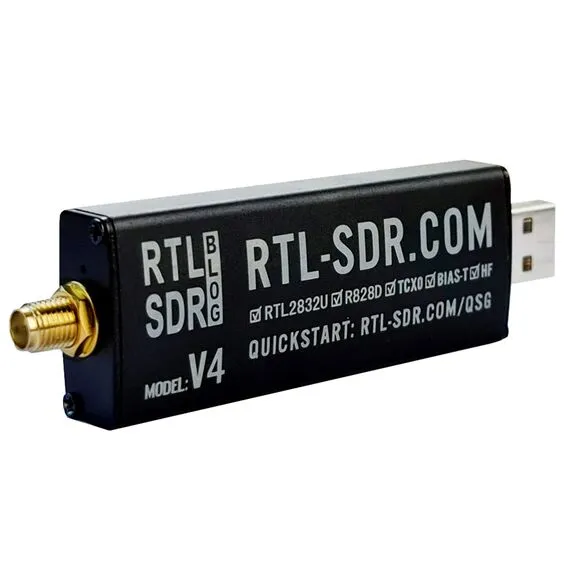 RTL-SDR Blog RTL SDR V4 R828D RTL2832U 1PPM TCXO SMA RTLSDR Software Defined Radio (Dongle Only), 2 image