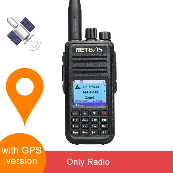 Retevis RA89 Walkie Talkie USB C Charge IP68 Waterproof 10W, Option: GPS Only Radio