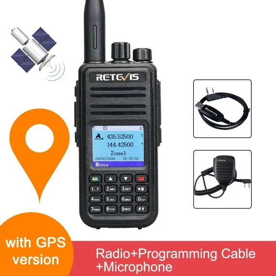 Retevis RA89 Walkie Talkie USB C Charge IP68 Waterproof 10W, Option: GPS Only Radio, 6 image