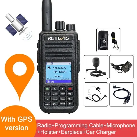 Retevis RA89 Walkie Talkie USB C Charge IP68 Waterproof 10W, Option: GPS Only Radio, 9 image