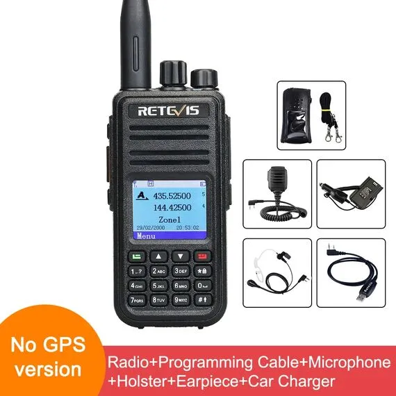 Retevis RA89 Walkie Talkie USB C Charge IP68 Waterproof 10W, Option: GPS Only Radio, 10 image