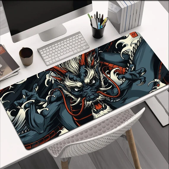 Chinese Style Computer Mouse Pad Gaming, Size: 900x400x4mm
