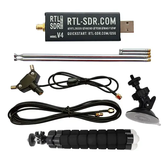 RTL-SDR Blog RTL SDR V4 R828D RTL2832U 1PPM TCXO SMA RTLSDR Software Defined Radio