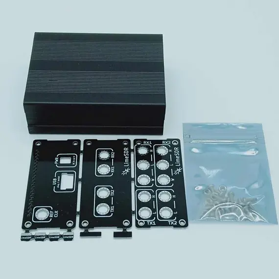 Aluminum Enclosure Black Cover case for LimeSDR Type-A or Type-B