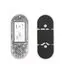 LILYGO® T-Embed ESP32-S3 CC1101 Low-Power Sub-1 GHz RF Transceiver Built-in Battery 1300mAh, Color: Transparent