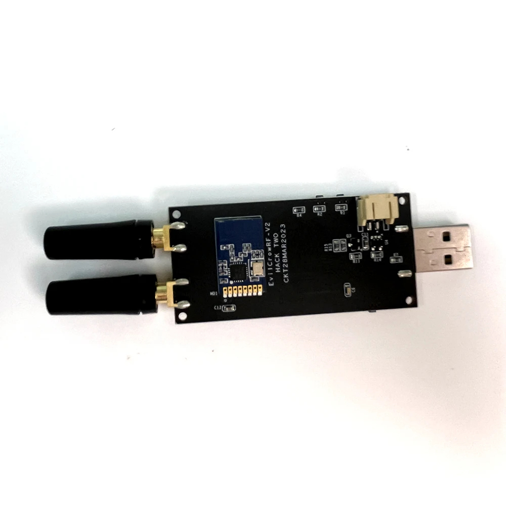Adaptateur RF Evil Crow V2 - Pour Tests Sécurité, Avec 2 Modules CC1101 Et 1 NRF24L01 - Fréquences 300MHz-2,4GHz