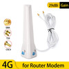 3G 4G LTE Antenna 29dBi Cellular Mobile Network WiFi Router Modem TS9 CRC9 SMA Male, Head: SMA Male