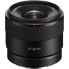 Sony lens, E mount, 11mm, F1.8, Black