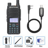 Baofeng DR 1801 Walkie Talkie DMR Radio Dual Band With Programming Cable, Bundle: Bundle 2
