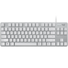 Wired mechanical keyboard, Logitech, K835 TKL, USB, Grey/White