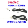 SMA Male Connector Antennas for Software Defined Radio SDR Demo Boards HackRF One, LimeSDR, Bundle: Bundle 2