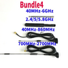 SMA Male Connector Antennas for Software Defined Radio SDR Demo Boards HackRF One, LimeSDR, Bundle: Bundle 4
