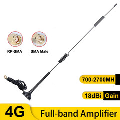 4G 3G GSM Antenna 18dBi High Gain Amplifier 700-2700MHz SMA Male, Head: RP-SMA