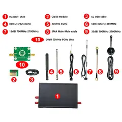 HackRF One R10C 1MHz to 6GHz Software Defined Radio Kit, Bundle: Bundle 1