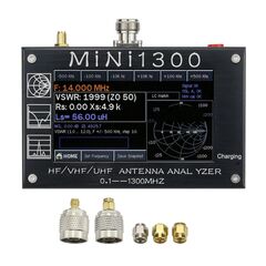 Mini1300 0.1–1300 MHz HF/VHF/UHF Spectrum Analyzer | 4.3″ Touchscreen