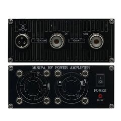 Assembled MiNi 100W HF Power Amplifier Shortwave MiniPA100 13.8V-16V Fan Cooling