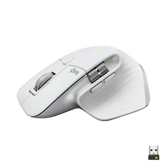 Wireless mouse LOGITECH MX Master 3S Performance, 8000 dpi, Silent, USB, BT, White