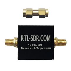 Broadcast AM Reject High Pass Filter (2.6 MHz HPF) by RTL-SDR