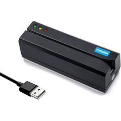 Deftun Card Reader Writer USB Swipe Encoder 3 Tracks MSR605X