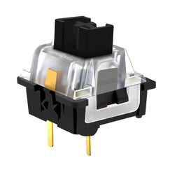 REDRAGON SMD RGB MX Switch 3Pin Clicky Linear Tactile Silent Black Switches 30PCS, Color: Black, PCS: 30PCS