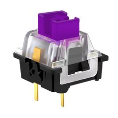 REDRAGON SMD RGB MX Switch 3Pin Clicky Linear Tactile Silent Purple Switches 100PCS, Color: Purple, PCS: 100PCS