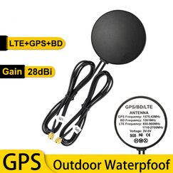 LTE+GPS+BD Tri-band Antenna 28dbi SMA for DTU Cabinet/ Car Navigation