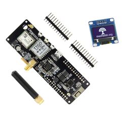 LILYGO Meshtastic T-Beam V1.2 ESP32 LoRa 915MHz 433MHz 868MHz 923MHz WiFi BLE GPS With 0.96 inch OLED, Frequency: 433MHz, Board: Soldered OLED